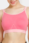 Rosaline Low Impact Sports Bra - Pink Lemonade — thumbnail 5